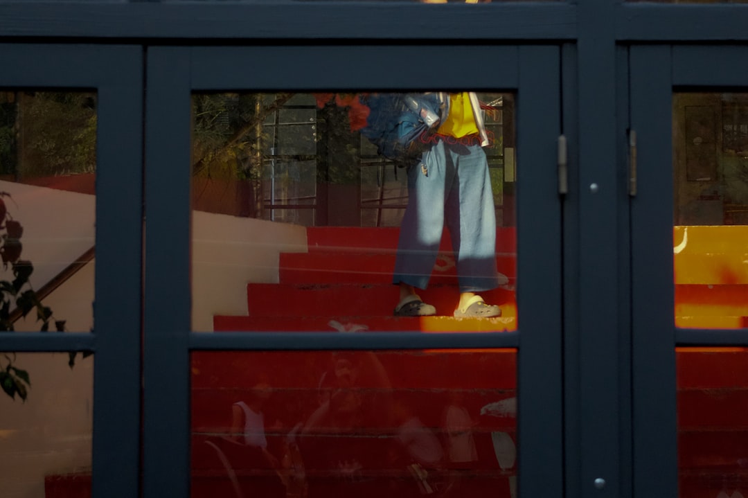 Photo yellow pants