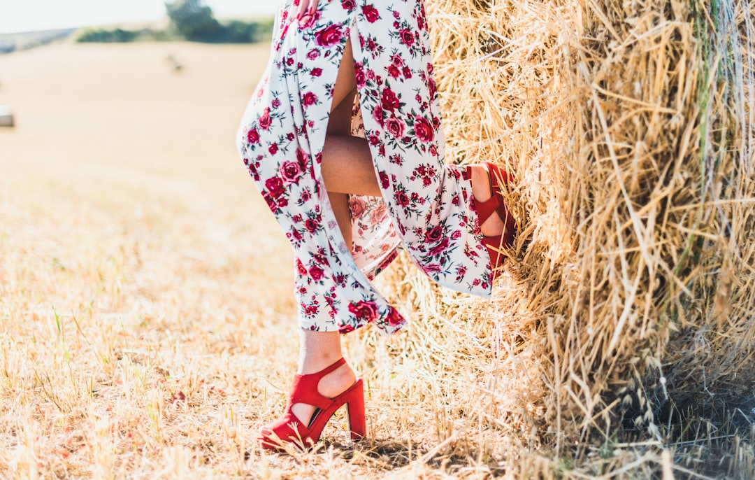 Photo red dress