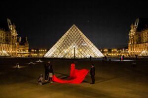 Photo red dress