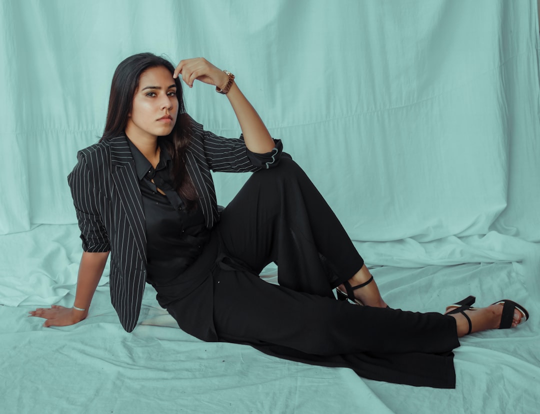 Photo black jumpsuit