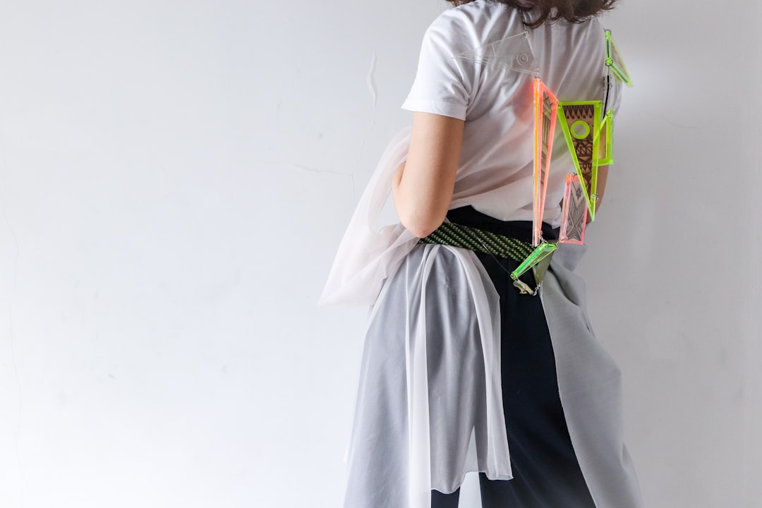 Photo asymmetric skirt